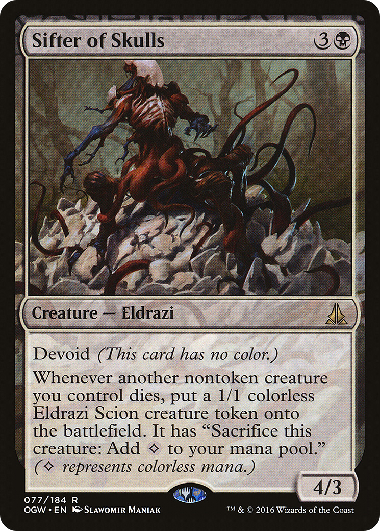 Sifter of Skulls (OGW-077) - Oath of the Gatewatch: (devoid) Foil - Game  Nerdz