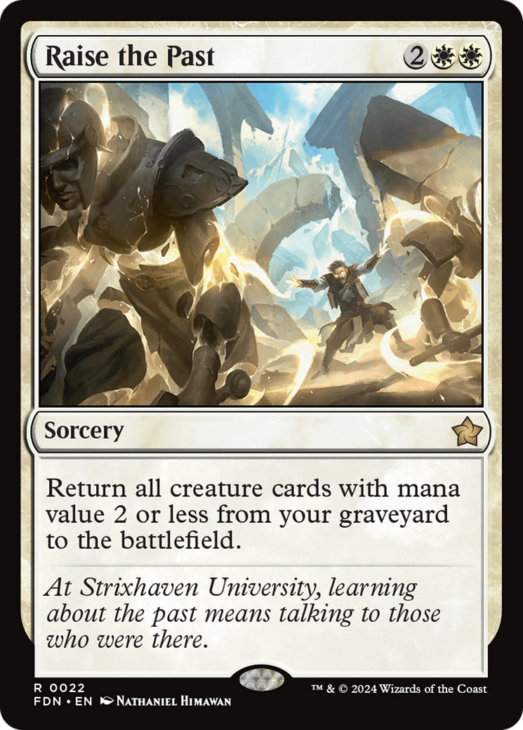 foundations card price list mtg Raise the Past (FDN-022) - 13 double The 43 Most Expensive and