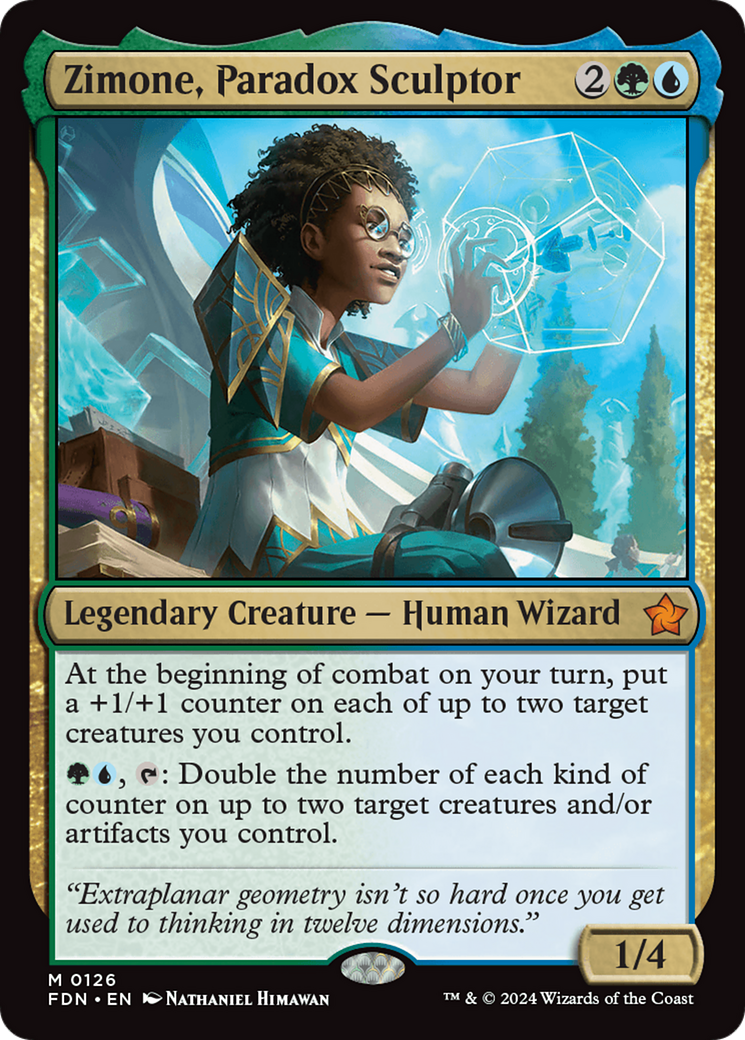 Zimone, Paradox Sculptor (FDN-126) - Foundations - Game Nerdz