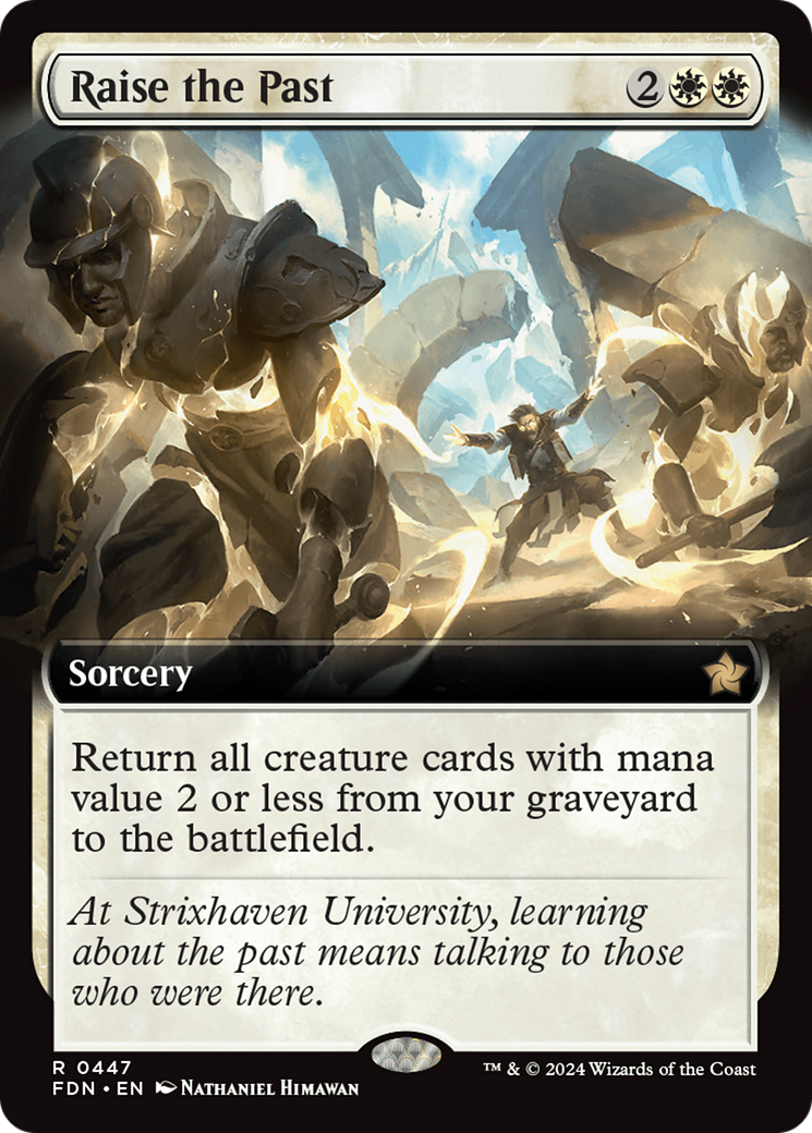 Raise the Past (FDN-447) - Foundations: (Extended Art) - Game Nerdz Raise the Past (FDN-447) - Foundations: (Extended Art) - Game Nerdz