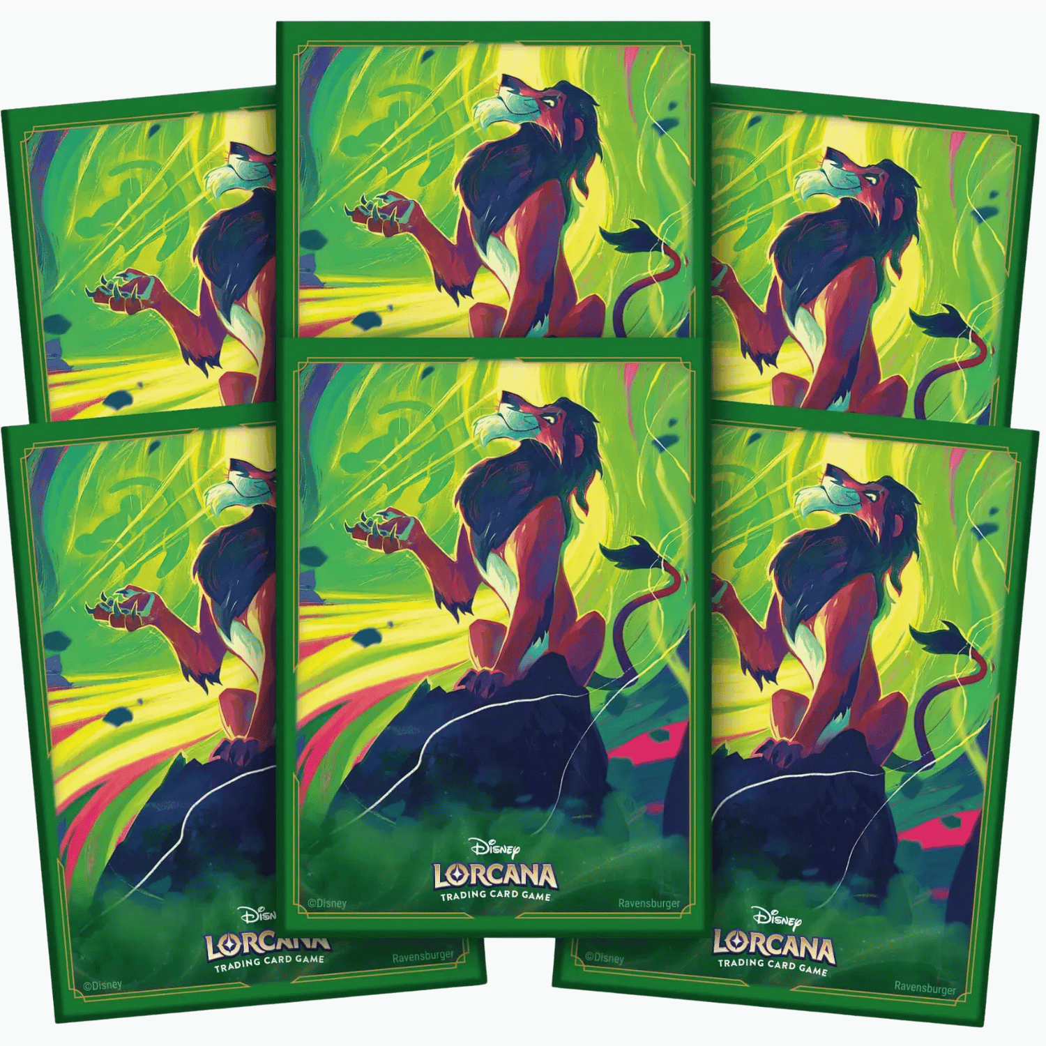 Disney Lorcana TCG: Azurite Sea - Scar, Vengeful Lion - Matte Card Sleeves (65) - Game Nerdz Disney Lorcana TCG: Azurite Sea - Scar, Vengeful Lion - Matte Card Sleeves (65) - Game Nerdz