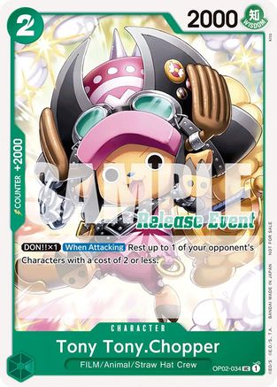 Tony Tony.Chopper (ST15 - ST20 Release Event Pack) (OP02-034) One