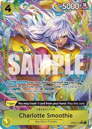 Charlotte Smoothie (Alternate Art) (OP03-110) Premium Booster -The