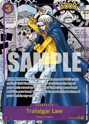 Trafalgar Law (OP05-069) (Manga) (OP05-069) Premium Booster -The