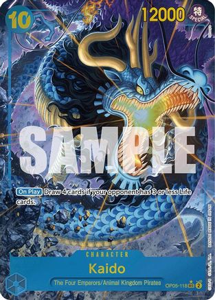 Kaido (OP05-118) (Alternate Art) (OP05-118) Premium Booster -The Best- Foil  - Game Nerdz