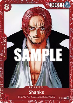 Shanks (Premium Card Collection -ONE PIECE FILM RED Edition-) (P