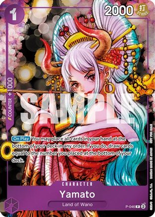 Yamato (Event Pack Vol. 3) (P-046) One Piece Promotion Cards Foil