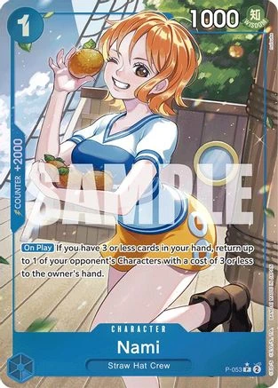 Nami (P-053) (Full Art) (P-053) Premium Booster -The Best- Foil