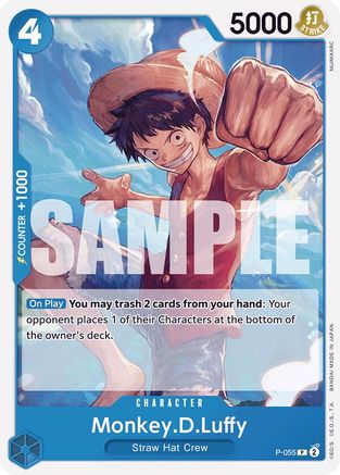 Monkey.D.Luffy (P-055) (Reprint) (P-055) Premium Booster -The Best