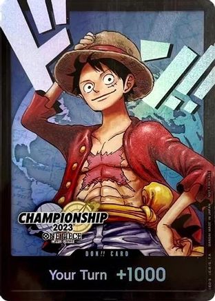 DON!! Card (Monkey.D.Luffy) (2023 World Championship Finals) One