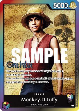 Monkey.D.Luffy (Leader Pack - Live Action) (Sealed Battle 2023 Vol. 1) One  Piece Promotion Cards - Game Nerdz