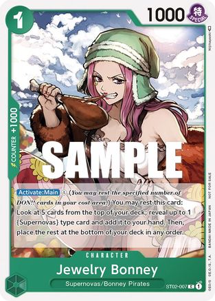 Jewelry Bonney (Tournament Pack Vol. 3) [Participant] (ST02-007