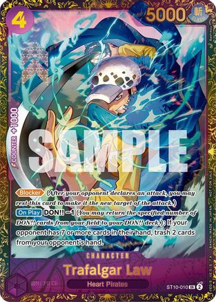 Trafalgar Law - ST10-010 (ST10-010) One Piece Promotion Cards Foil - Game Nerdz Trafalgar Law - ST10-010 (ST10-010) One Piece Promotion Cards Foil - Game Nerdz