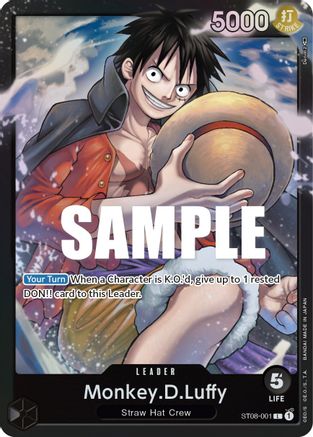 Monkey.D.Luffy (001) (ST08-001) Starter Deck 8: Monkey.D.Luffy