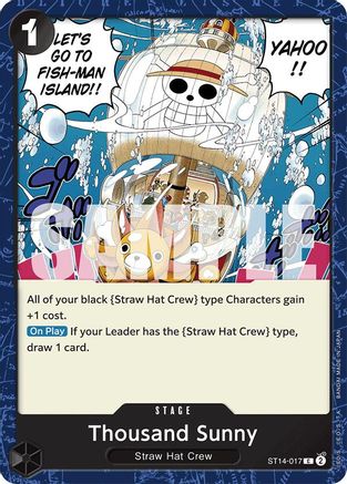 one piece card game 3d2y starter deck st-14 "3D2Y" pre-order  TCG Corner Cards from this deck can also be combined with previously released cards to build a variety of decks! Thousand Sunny (ST14-017) Starter Deck