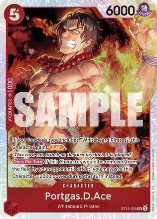 Portgas.D.Ace (ST15-005) Starter Deck 15: RED Edward.Newgate Foil