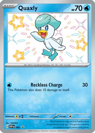 quaxly holographic card Pokemon TCG Scarlet & Violet Holo Card 052/198 Quaxly