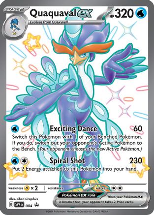 Pokemon Scarlet & Violet Promo Quaquaval ex SVP084