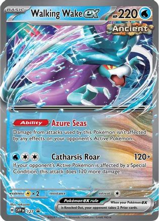 Walking Wake ex 127 - SV Scarlet Violet Promo Cards Holofoil - Game Nerdz Walking Wake ex 127 - SV Scarlet Violet Promo Cards Holofoil - Game Nerdz