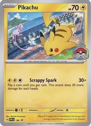 Pikachu - 190 190 - SV Scarlet Violet Promo Cards - Game Nerdz Pikachu - 190 190 - SV Scarlet Violet Promo Cards - Game Nerdz
