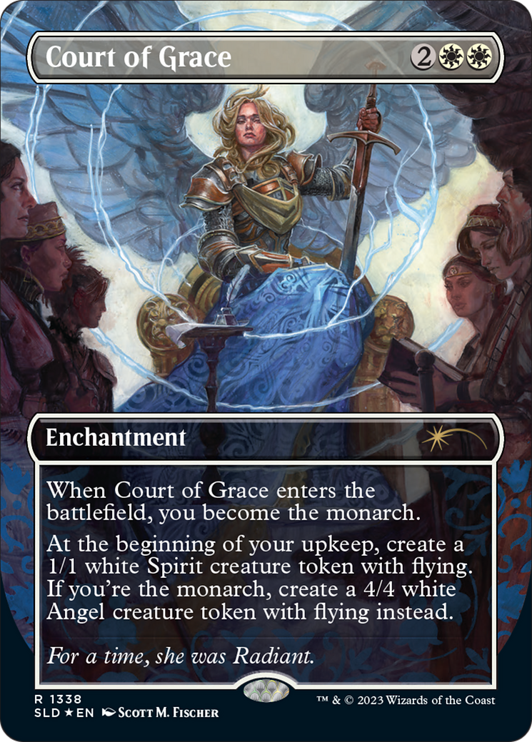 MTG【Foil】恩寵の宮廷/Court of Grace１枚 Court of Grace (SLD-1338) - Secret Lair Drop (Borderless) Foil