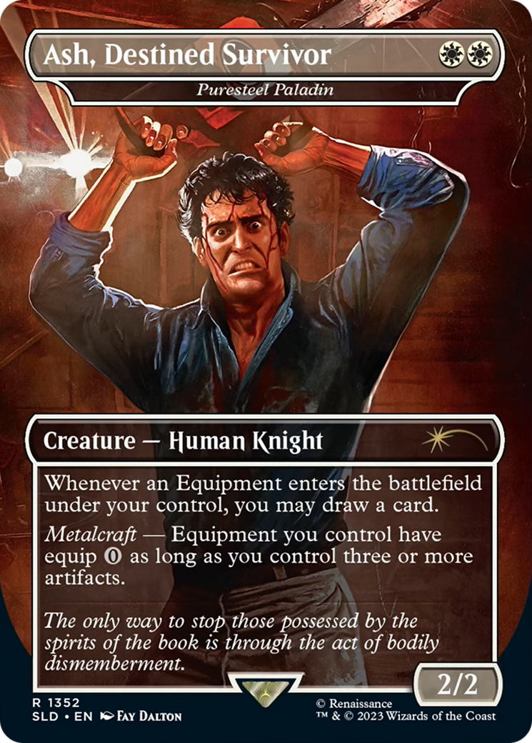 mtg paladin cards Dawnstrike [Magic 2014] dealt damage Puresteel Paladin (SLD-1352) - Secret
