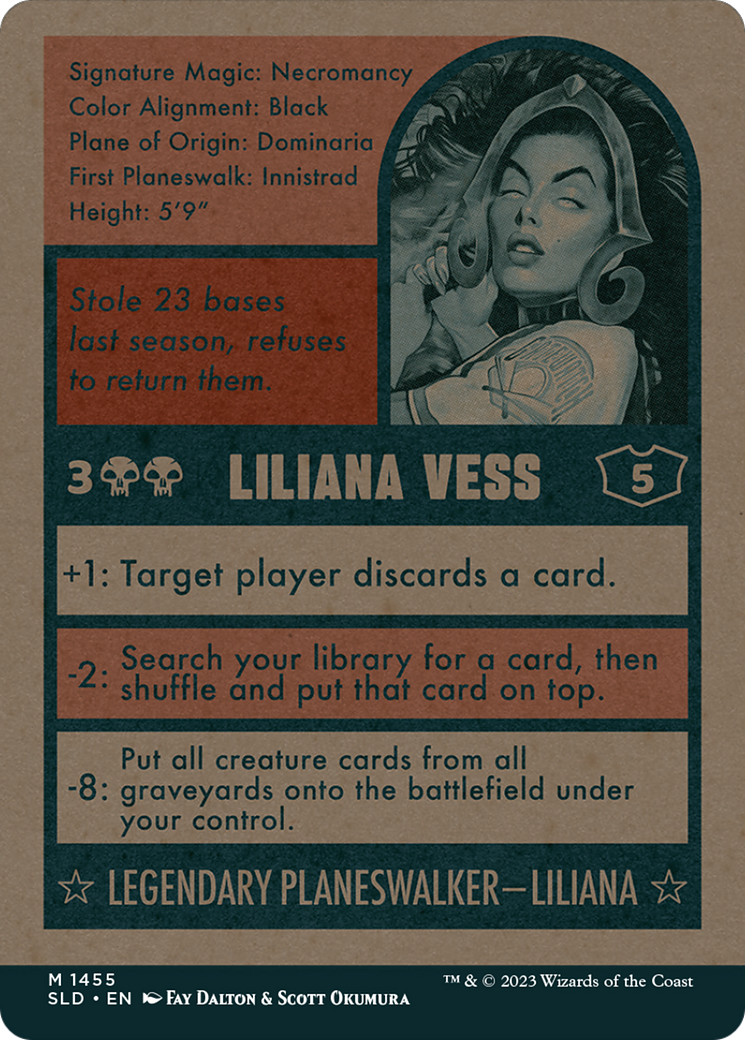 Liliana Vess // Liliana Vess (SLD-1455) - Secret Lair Drop: (Full