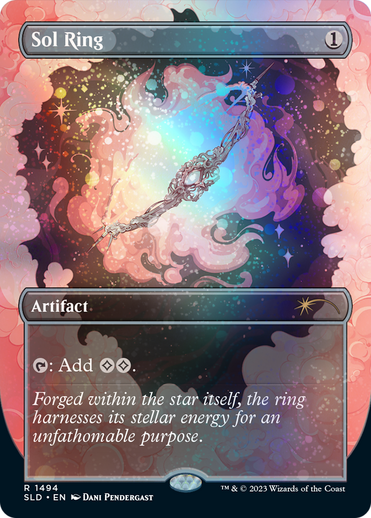 Sol Ring (SLD-1494☆) - Secret Lair Drop (Borderless) Foil - Game