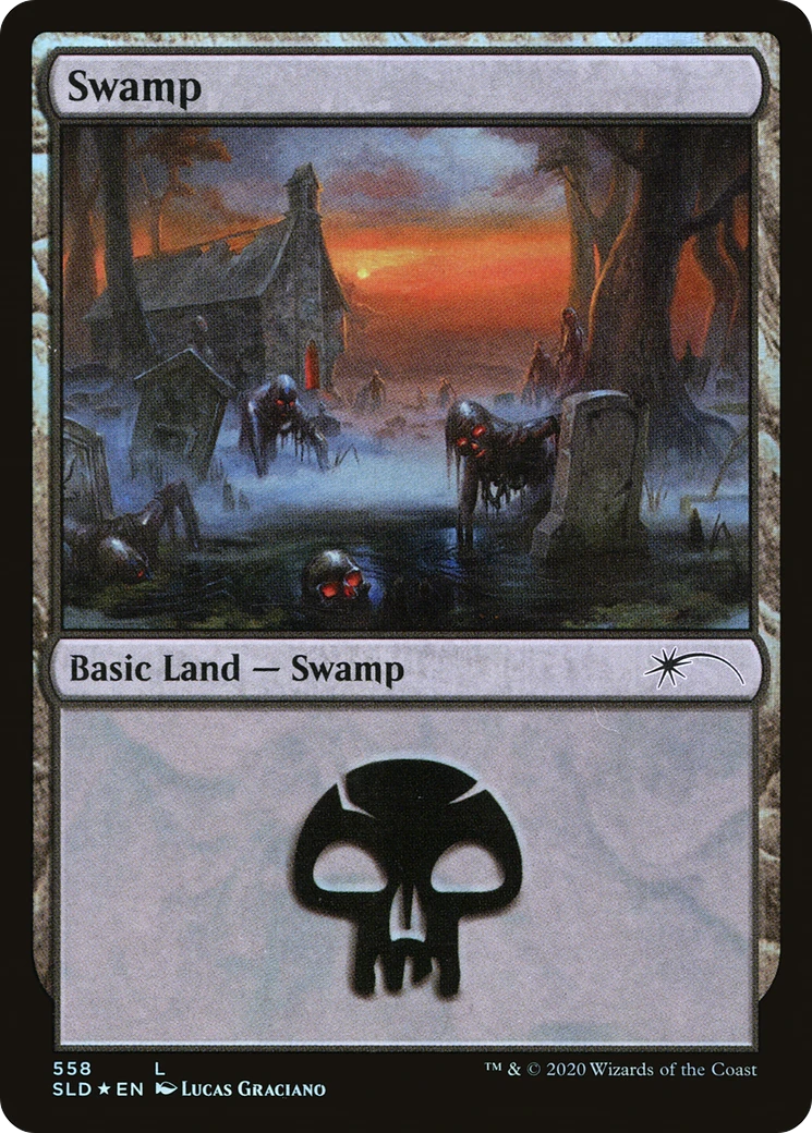 Swamp (SLD-558) - Secret Lair Drop Foil - Game Nerdz