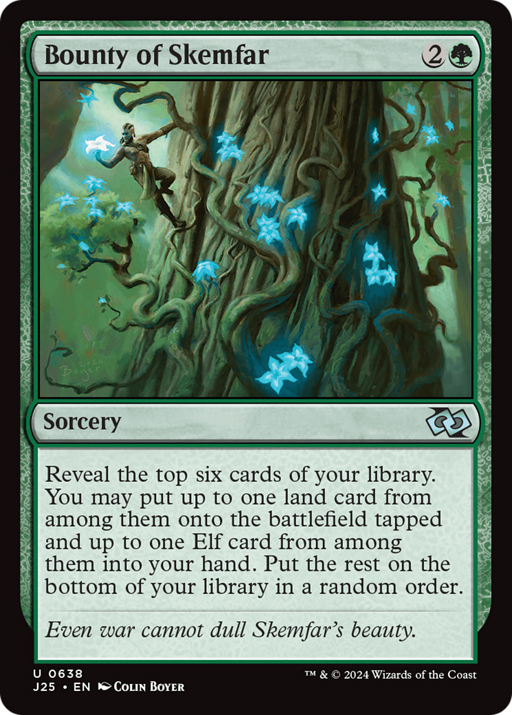 mtg j25 card list Bounty of Skemfar