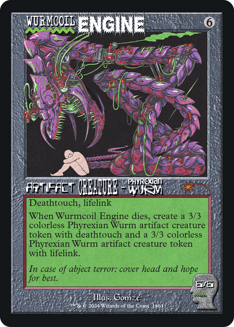 mtg iron maiden cards Withered Plant / The Worm (PoC)