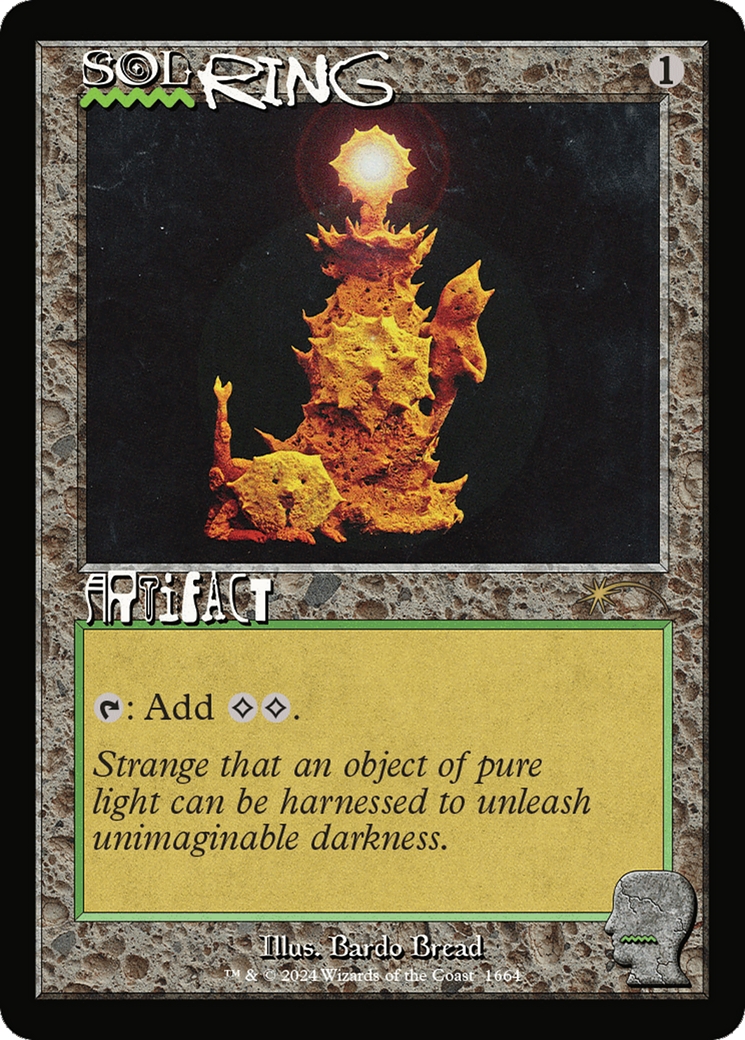 sol ring card mtg Print From the Commander 2016 set. Sol Ring (SLD-1664) - Secret