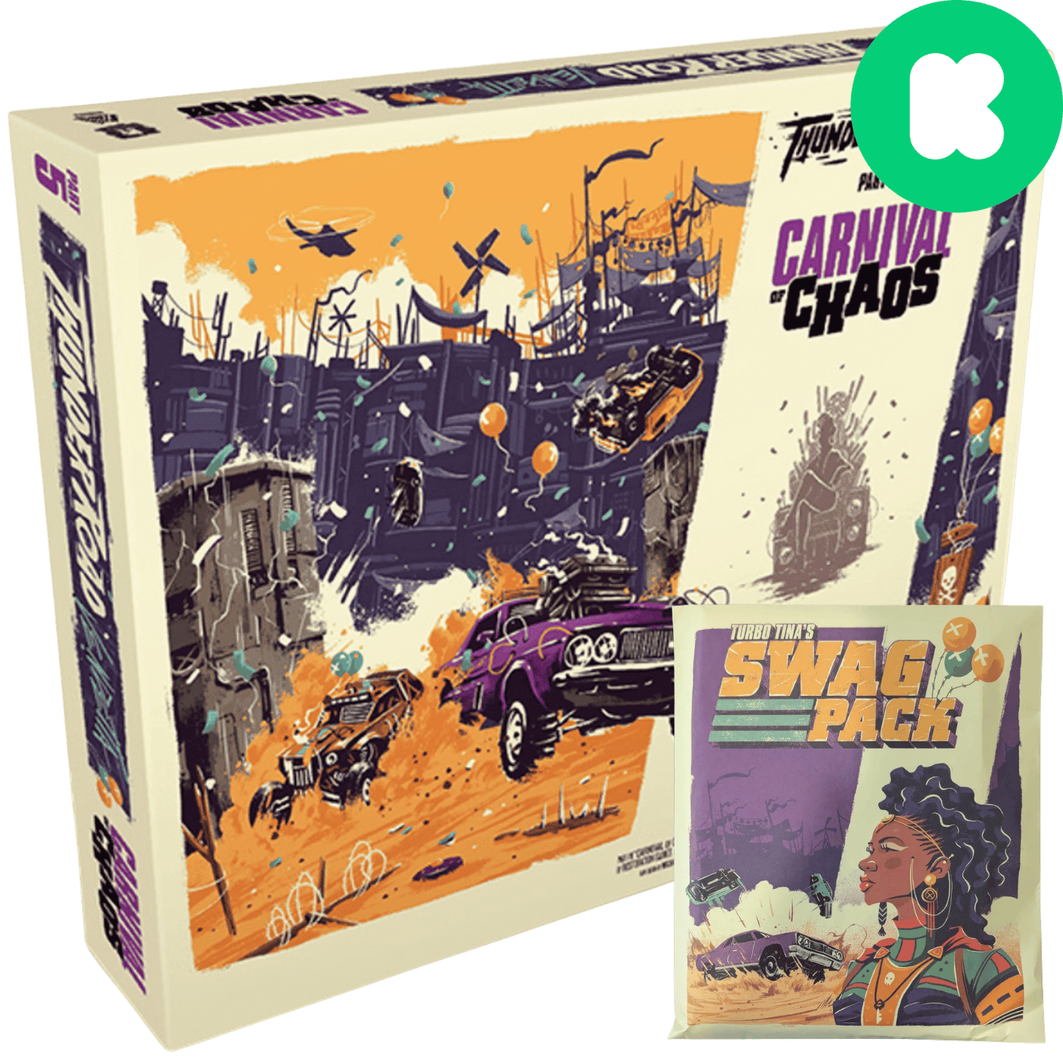スペシャルコマンド&オペレーションタクティカルチーム　EXPLODER Thunder Road: Vendetta - Carnival of Chaos Expansion w/Swag Pack