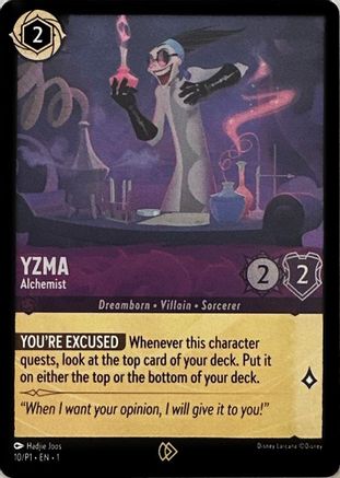 Yzma - Alchemist (10) - Disney Lorcana Promo Cards Cold Foil - Game Nerdz