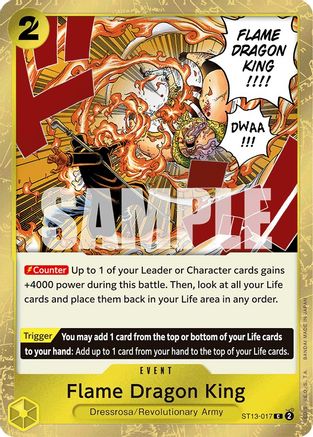 ebay pokemon cards gold One Piece TCG: The Three Brothers [ST-13]