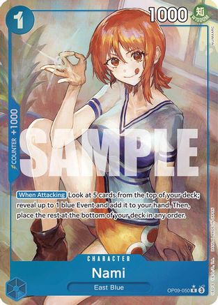 Nami (050) (Parallel) (OP09-050) Emperors in the New World Foil