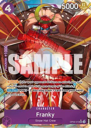 Franky (Parallel) (OP09-072) Emperors in the New World Foil - Game