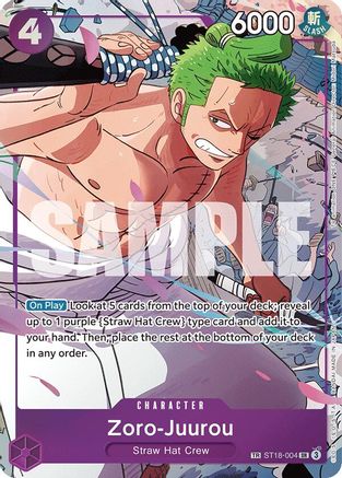 Zoro-Juurou (ST18-004) (TR) Emperors in the New World Foil - Game