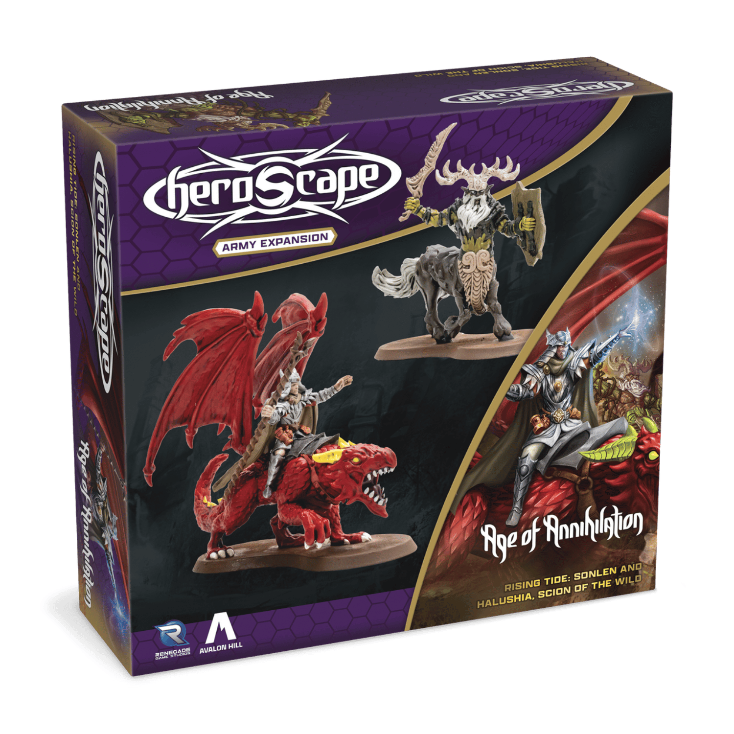 Heroscape: Rising Tide - Sonlen and Halushia, Scion of the