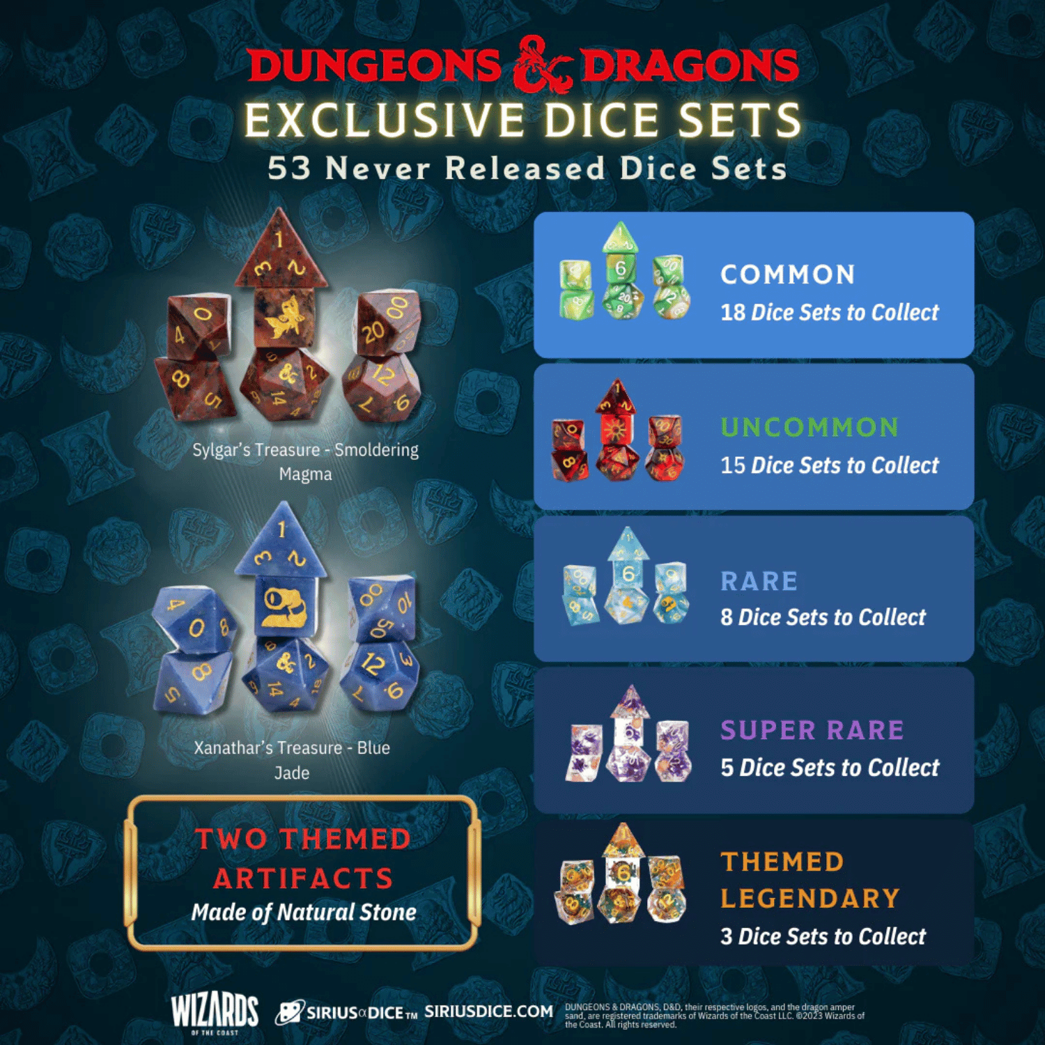 Sirius Dice: D&D Xanathar's Treasure - Waterdeep Collection