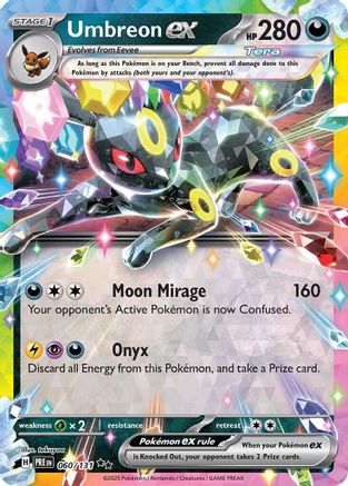 pokemon card value prismatic evolutions TCG: Scarlet & Violet Booster Pack (Random Art) enhanced with Rainbow DNA Eevee ex - Prismatic Evolutions
