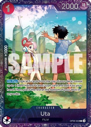 Uta (Treasure Cup 2025) (OP09-002) One Piece Promotion Cards - Game Nerdz Uta (Treasure Cup 2025) (OP09-002) One Piece Promotion Cards - Game Nerdz