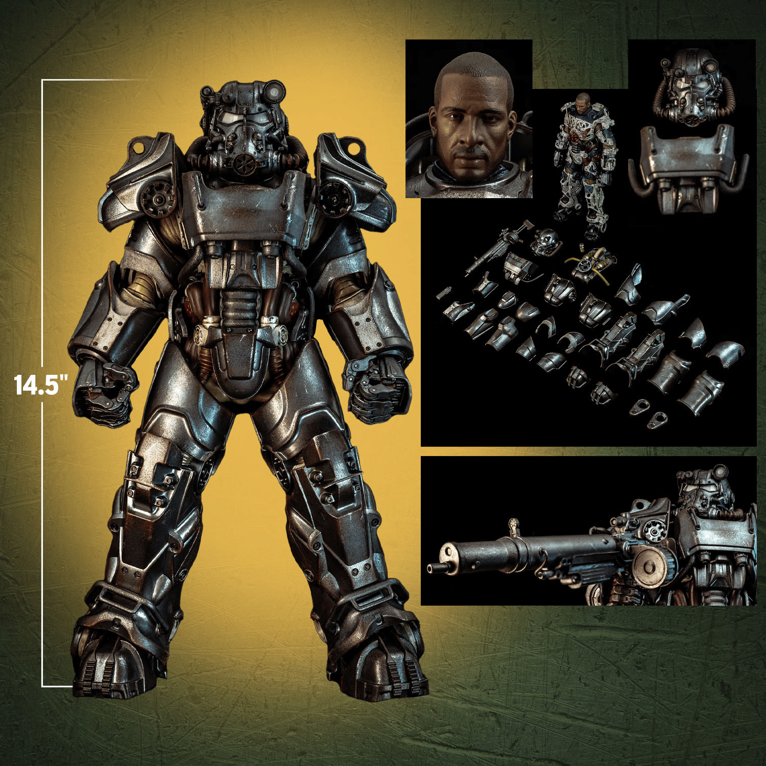 Fallout T-60 Power Armor 1/6スケール Fallout - T-60 Power Armor 1/6 Scale Figure - Spec Fiction Shop