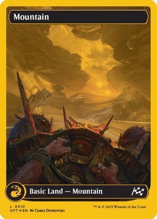 Mountain (0510) (First-Place Foil) (DFT-510) - Aetherdrift Foil