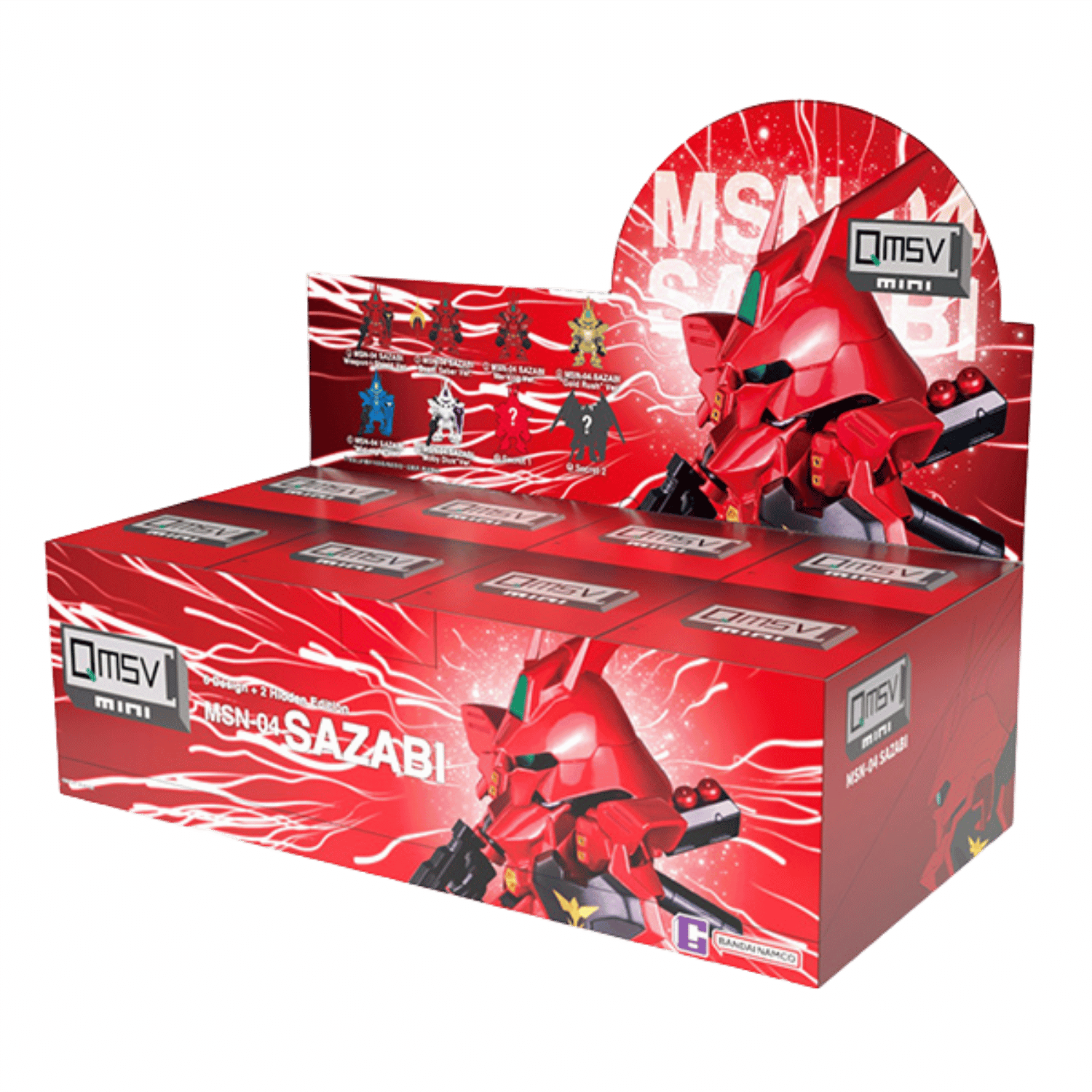 海外限定　QMSV mini サザビー MSN-04 SAZABI Bandai Namco QMSV Mini Sazabi MSN-04 Blind Box Confirmed