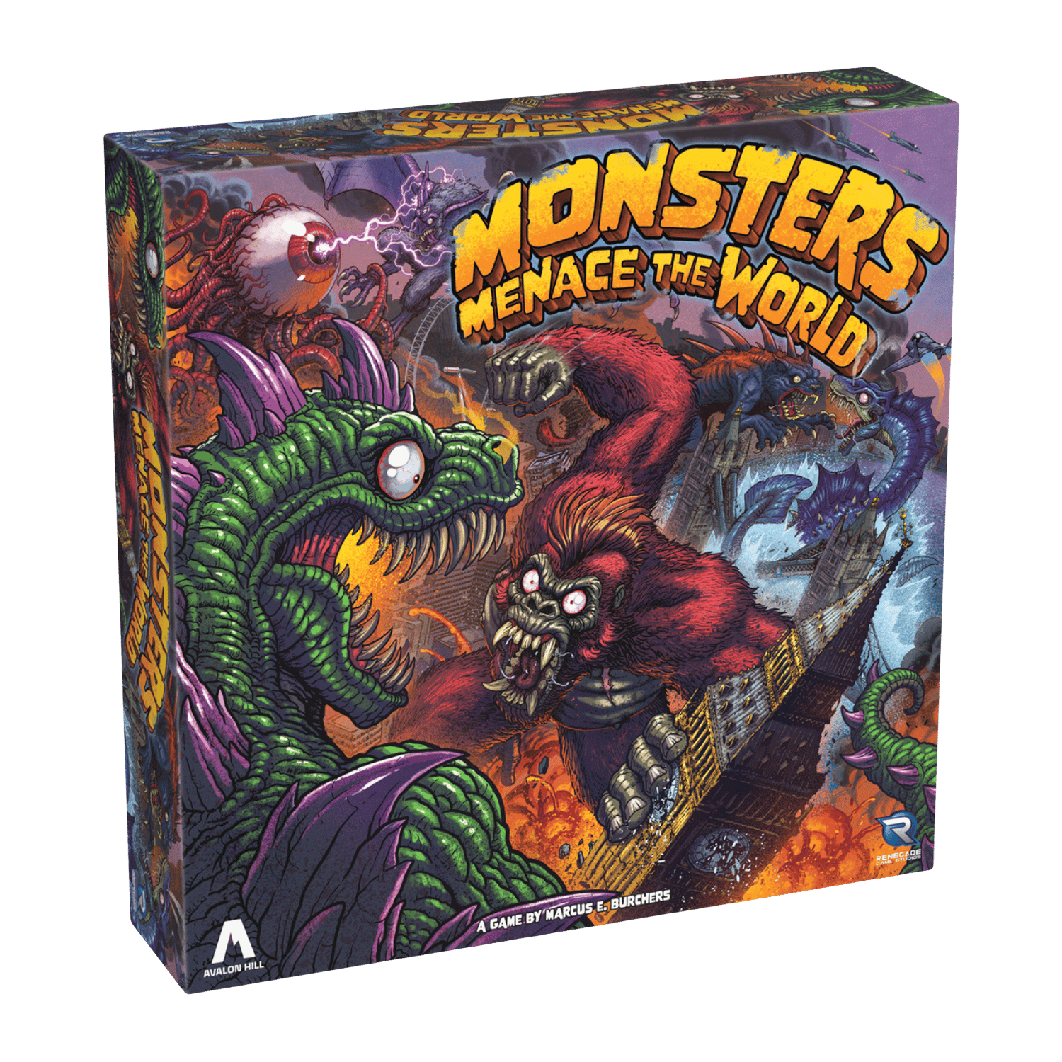 Monsters Menace the World - Game Nerdz