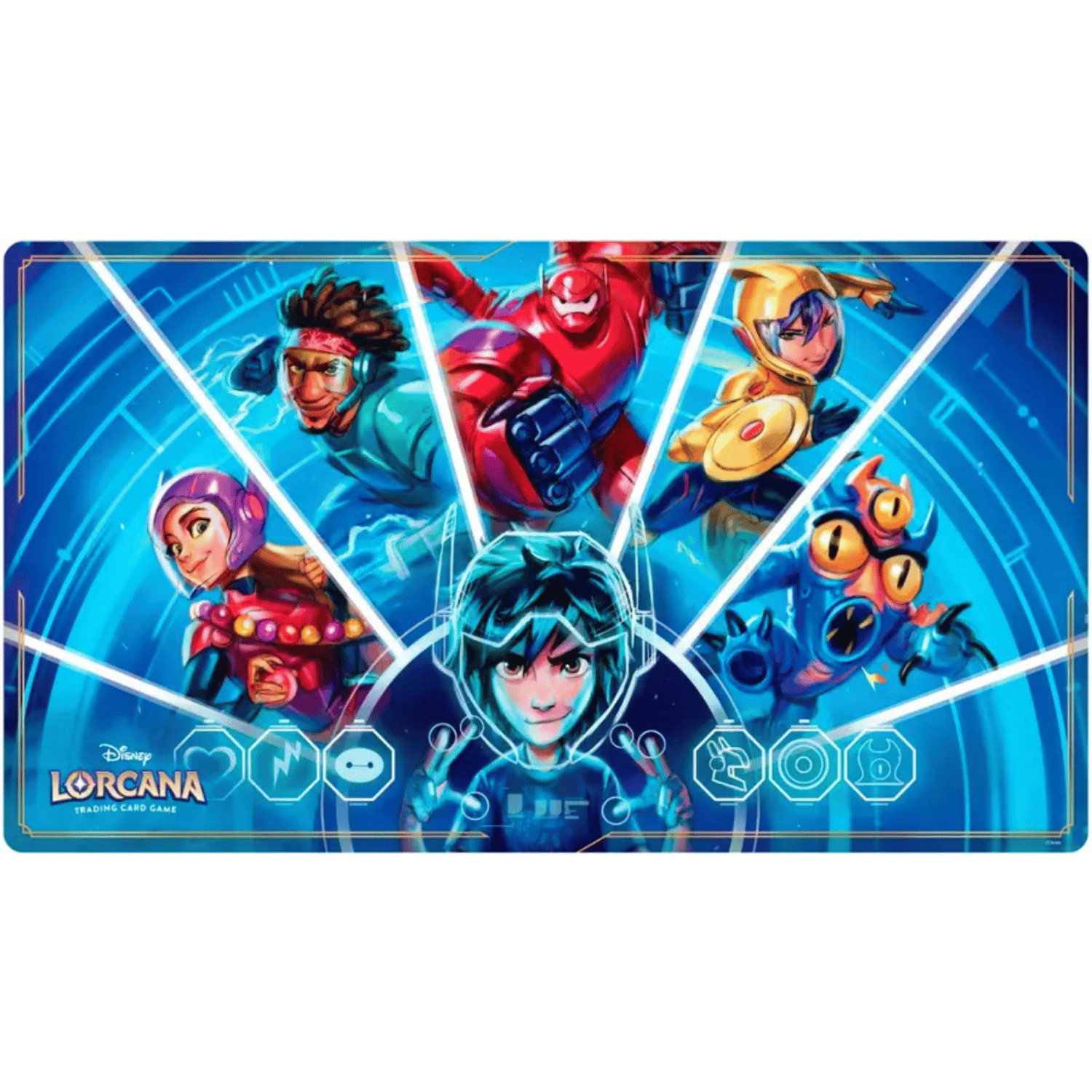 ★【BLUELEGENDS Kotono】応援ボード モバガチャ スーパーレア Disney Lorcana TCG: Archazia's Island - Big Hero 6 - Playmat