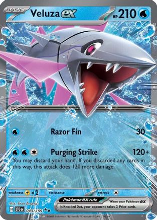Veluza ex 43 - SV09 Journey Together Holofoil - Game Nerdz