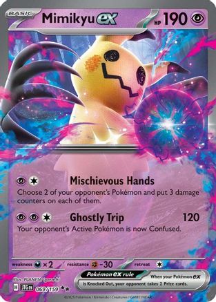 Mimikyu ex 69 - SV09 Journey Together Holofoil - Game Nerdz