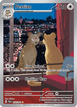 Persian 78 - SV Shrouded Fable Holofoil (LP) - Game Nerdz